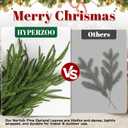 2-Pack 6FT Artificial Norfolk Pine Garlands, Hyperzoo Realistic Winter Pine Christmas Greenery Garland for Mantle, Staircase, Banister, Fireplace, Door, Table, Indoor & Outdoor Holiday Xmas Decortions