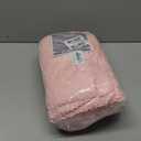 MOONQUEEN Ultra Soft Towel Set - Quick Drying - 2 Bath Towels 2 Hand Towels 2 Washcloths - Microfiber Coral Velvet Highly Absorbent Towel for Fitness, Bathroom, Sports, Yoga, Travel (Pink, 6 Pcs)