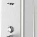 AIKE 37oz Surface Mount Stainless Steel Soap Dispenser for Commercial,Brushed Stianless Steel Finish Model AK1003