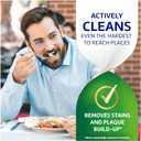 Polident 3 Minute Antibacterial Dental Appliance Cleanser Tablets, Retainer Cleaner Tablets, 60 Count