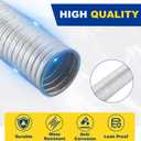 2.375" x 16.5" Length Universal Exhaust Flex Pipe, 2.375 Inch ID Flexible Exhaust Pipe