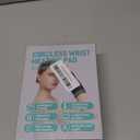 CAMECO Cordless Wrist Massager with Heat, 3000mAh Heating Pad with Massage for Carpal Tunnel Pain Relief, USB Rechargeable Heated Wrist Brace Wrap Warmer for Wrist & Arm, 3 Vibration Modes