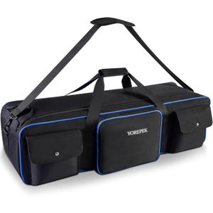 YOREPEK Tripod Carrying Case Bag 40.5", Resistant Light Stand Bag with 2 Protective Pads, Photo Studio Equipment Case fit Tripods Manfrotto, Monopods, Speaker Stands, Umbrellas, Accessories, Travel