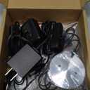 Single Under Cabinet LED Puck Light, Curio Display Case Shelf Counter Accent Lighting, 120V Electric Wired Wall Plug in, On Off Switch, Black Cords, 2 Packs, Daylight