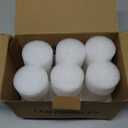 DRomance Flameless LED Pillar Candles with 10-Key Remote and Timer 6 Pack Real Wax Battery Operated Candles 3D Wick Flickering Warm Light Wedding Dinner Holiday Decor(White, 1.9" D x 4.5" H)