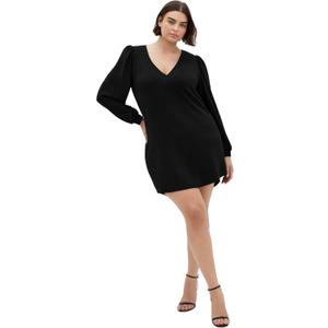 City Chic Women's Plus Size Cocktail Dress - Quiero Mini (Black, XL)