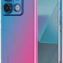 Phone Case for Redmi Note 13 Pro 5G Case, Poco X6 5G Case, Cute Clear Gradient Slim Shockproof TPU Back Phone Protective Cover for Xiaomi Redmi Note 13 Pro 5G Blue/Pink