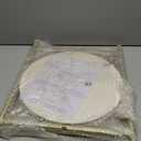 2 Tier Round Side Table, Folding End Tables Coffee Table Simplistic Sofa Table Waterproof Removable Tray Table Indoor Outdoor Accent Table for Living Room Bedroom (Faux Marble White, 1pcs)