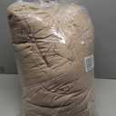 CozyLux King Size Comforter Set Taupe, 3 Pieces Solid Breathable Quilted Style Bedding Sets All Season, Luxury Soft Microfiber Down Alternative Comforter Bed Set (1 Comforter & 2 Pillowcases)