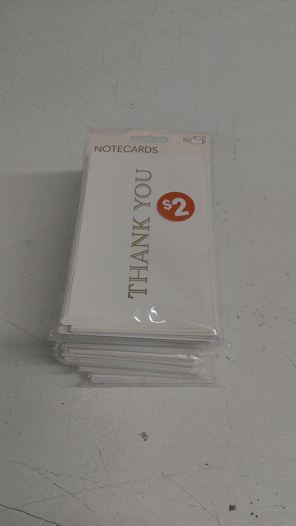 NOTECARDS Blank inside HELLO 10PC  7pcs