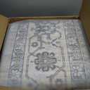 9x12 Area Rug Living Room: Washable Boho Large Neutral Vintage Soft Rugs Stain Resistant Farmhouse Non Slip Indoor Floor Carpet for Bedroom Nursery Kids Playroom Office Dining Room Home- Ivory Gray