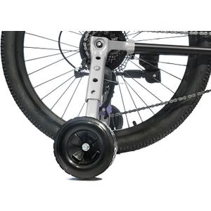 MOSHAY Roll Over Image to Zoom in Bicycle Training Wheels Fits 16 18 20 22 24 inch Variable Bike (black1)