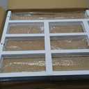 Fixed Window Safety Guard 19”x 38” *2 Pack Adjustable Width Prevents Accidental Falls,Non-Egress, Tamper Resistant Screws Included,White