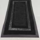 OLANLY Front Door Mat Indoor Outdoor Entrance, Waterproof All-Season, All-Weather Doormat, Sturdy Natural Rubber, Fade Resistant, Low Profile, Easy Clean Patio Porch Entryway Mat, 29.5x17, Black