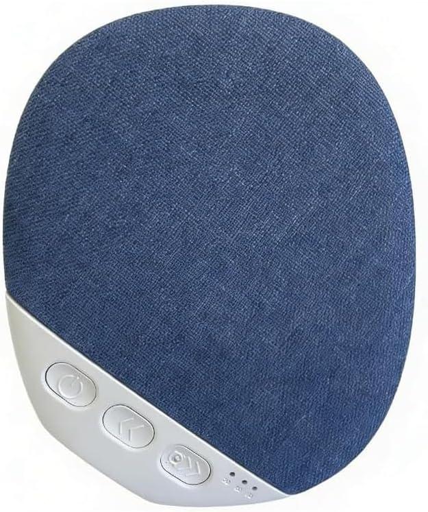 2 x Rechargeable Pillow Speaker, Built-in White Noise Sleep Sound Machine | Ultra Thin Speaker for Private Listening, Mini Portable Bluetooth Speaker with Auto Off Timer, Gift for Men Women Teens.