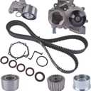 Engine Timing Belt Water Pump Kit Replacement for 2006-2012 Subaru Forester, Impreza, Legacy, Outback EJ253 2.5L H4 Engine # TKF-006 TCK304 TCKWP304A 21111AA280