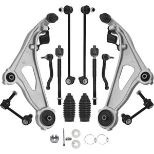 12PCS Suspension Kit Front Lower Control Arms with Ball Joint Compatible with Nissan Pathfinder 2013-2019, Fits for Infiniti JX35 2013, QX60 2014-2019 2.5L 3.5L
