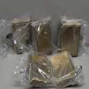 Sunshane 6 Pieces Christmas Stocking Holders Mantel Stocking Hanger Hooks Fireplace Mantle Metal Hang Bases for Xmas Party Decorations (Bronze)