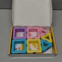 Magnetic Tiles Toys for 3 4 5 6 7 8+ Year Old Boys Girls Upgrade Macaron Castle Blocks Building Set for Toddlers STEM Creativity/Educational Toys for Kids Age 3-6 Christmas Birthday Gifts