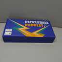 Pickleball Paddles Set of 2 with 4 Balls - USAPA Approved Fiberglass Surface, Lightweight, Non-Slip Grip - Premium Paddle Set for All Skill Levels Indoor & Outdoor (Black)