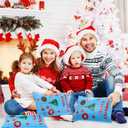 Christmas Poly Bubble Mailers 7 x 10 Inch Christmas Padded Envelopes Self Adhesive Retailer Holiday Shipping Bags for School Family Large Xmas Gift(40 Pcs,Xmas Bell)