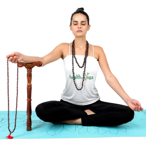 HealthAndYoga™ Yoga Danda - Wooden Staff - for Improved Breath Flow in Nostrils and for Yoga Practices