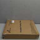 Sportneer Camping Table: Adjustable Height Small Folding Table 23.6" L x 15.7" W 4 Height with Mesh Layer - Compact & Portable Camping Essentials for Outdoor Camp Garden Picnic BBQ Dining Cooking