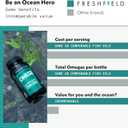 Freshfield Omega 3, DHA Supplements, Algae Oil, Vegan Omega, Ocean Saving Fish Oil Replacement, Sustainably Sourced, Highest Levels of DHA per Capsule, w/DPA (180 Count (Pack of 1))