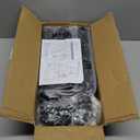 Laiensia Double Rods Garment Rack with Wheels, Clothing Rack for Hanging Clothes,4 Hooks, Multi-functional Bedroom Clothes Rack, Black