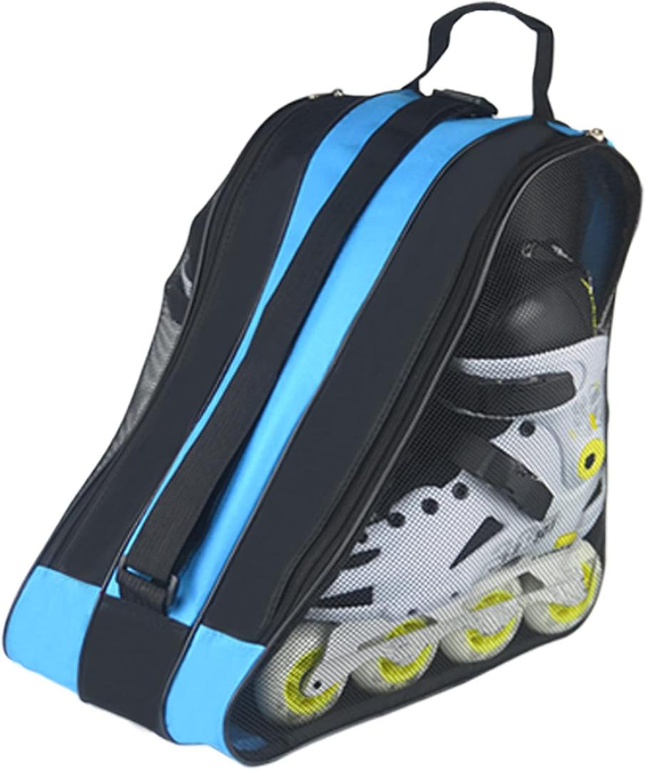 Gooyule Ice Skate Bag - Large Capacity Skating Bag Fits Quad, Inline and Most Roller Skates