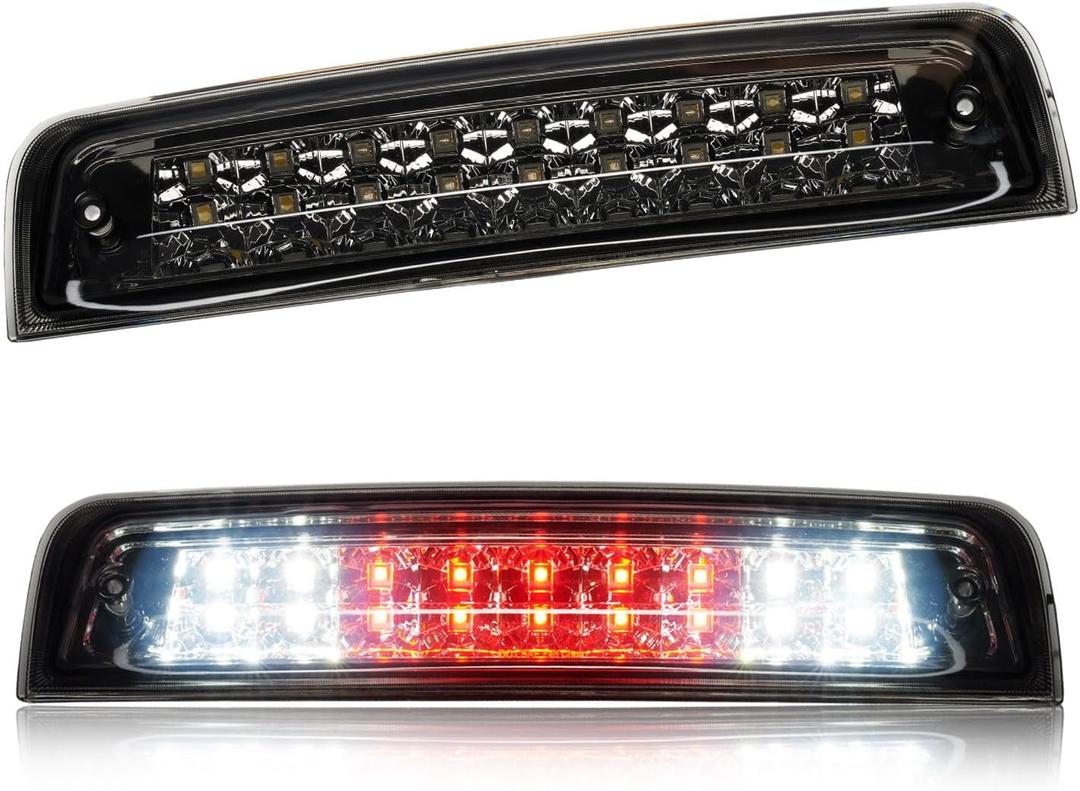 Third 3rd Brake Light LED for 2009-2017 Dodge Ram 1500, High Mount Rear Brake Lights Assembly for 10-17 Ram 2500 3500, Waterproof Center Cab Lamp Cargo Stop Light