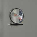 Macaki 40X Magnifying Mirror with Suction Cups and Tweezers Set, 3.5 inches Magnified Makeup Mirror, Black, 1PC