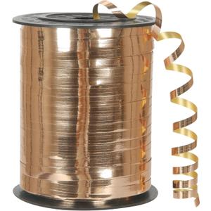 Rose Gold Curling Ribbon, 500 Yard Shiny Metallic Curling Ribbon for Gift Wrapping, Balloons, Weddings, Birthdays 3/16