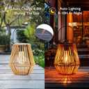 Homemory Solar Lanterns Outdoor Waterproof Hanging Lights, Outside Solar Lamp Decorative for Garden, Yard, Patio, Porch, Trees, Lawn, Pathway, Table (2)