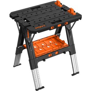 Pony Portable Folding Work Table, Workbench & Sawhorse