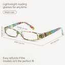 Gaoye 4.0 Readers for Women, Blue Light Blocking Reading Glasses, Stylish Reading Glasses for Women in 4 Patterns
