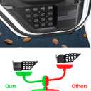 Rear Door Storage Box Pocket Organizer for Jeep Wrangler JL JLU 4XE 2018-2025 & Gladiator JT 2020-2022 2023 2024 2025, 2Pcs