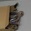 Heavy Duty Tactical Dog Harness for Large Dogs, No Pull Adjustable Pet Harness Reflective Service Training Easy Control Pet Vest Military K9 Working Dog Harnesses-X- Large, Brown