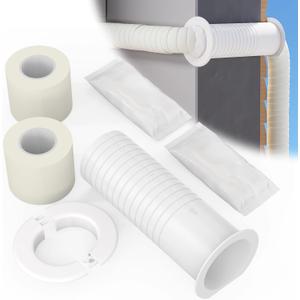 Mini Split Cover Wall Sleeve for AC Line Set Covers, Air Conditioner Sleeve Through The Wall, Wall Sleeve for Outside Line Sets, Seal and Protect Mini Split Line Set, Pipe Accessories