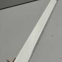 100% Blackout PVC Light Blocking Strips for Window Shades and Blinds, Block Light Along The Sides of Blackout Blinds, Easy to Install. (White 58" 2pc)