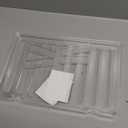 Consevisen Shelf Dividers for Closet Organization and Storage, 6 Pack Acrylic Clear Closet Shelf Dividers for Wood Shelves, Vertical Sweater Handbag Purse Organizer for Bedroom Kitchen Office (12"x8")