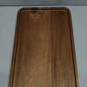 Serving Tray, Rectangular Solid Wood Flat Bottom Plate, Fruit Plate, Saucer, Tea Tray, Dessert Plate-Small