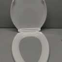 KOHLER 4636-RL-0 Cachet ReadyLatch Elongated Slow Close Toilet Seat, Soft Close Toilet Seat Quiet Lid, Contoured Grip-Tight Bumpers Installation Hardware, Apartment Essentials, White