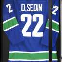 Wooden Jersey Frame Display Case 1 Pack, Large Sports Jersey Shadow Box Frame with Hangers for Hockey Football Baseball Basketball Soccer Shirt and Uniform