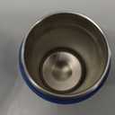 Owala Kids Insulation Stainless Steel Tumbler with Spill Resistant Flexible Straw, Easy to Clean, Kids Water Bottle, Great for Travel, Dishwasher Safe, 12 Oz, Navy and Blue (Home Base)