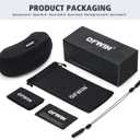 Polarized Sports Sunglasses for Men Women Wrap Around Cycling Running Sun Glasses UV400 Protection