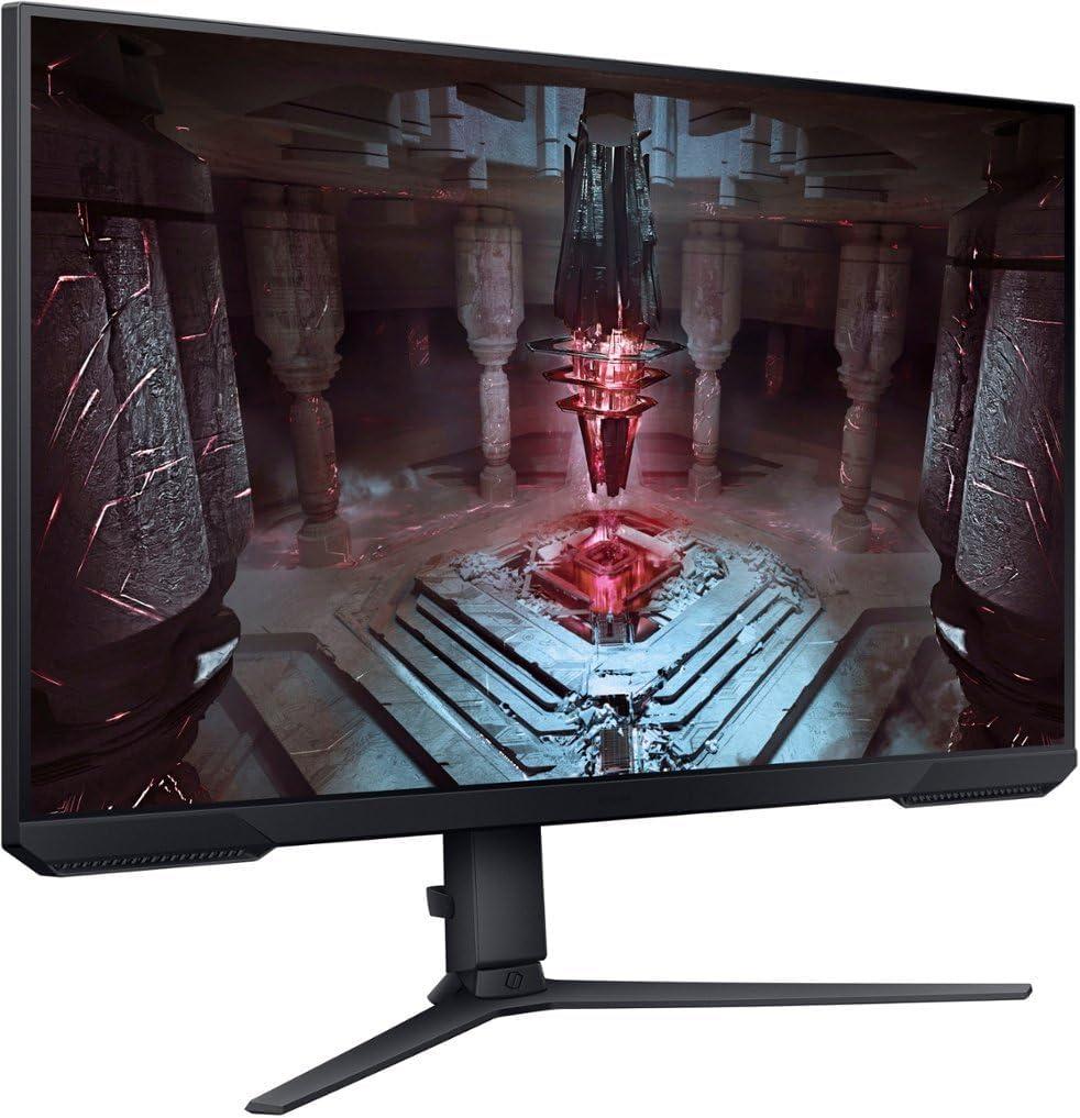 Samsung Odyssey G51C 32" LED QHD FreeSync Premium Gaming Monitor with HDR10, Black, 165Hz Refresh Rate, 1ms Response Time, 2560 x 1440, DisplayPort, HDMI, DealExpress Accessories