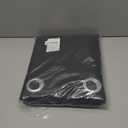 NICETOWN Pitch Black Solid Thermal Insulated Grommet Blackout Curtains/Drapes for Bedroom Window (2 Panels, 42 inches Wide by 63 inches Long, Black)