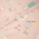 Baby Sleeping Sack Muslin Summer (12-24m) 0.5 Tog Cotton Lightweight Infant Sleeping Bag Toddler Wearable Blanket Breathable Thin Sleeper Sack