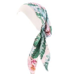 Fxhixiy Pre Tied Chemo Head Scarf for Women Cancer Slip On Bandana headwrap Turban headwear Hair Cover
